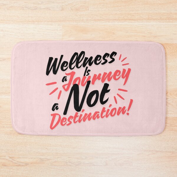 Item preview, Wellness is a journey not a destination - Mental health awareness designs - Mental health matters designed and sold by ScientistArtist.