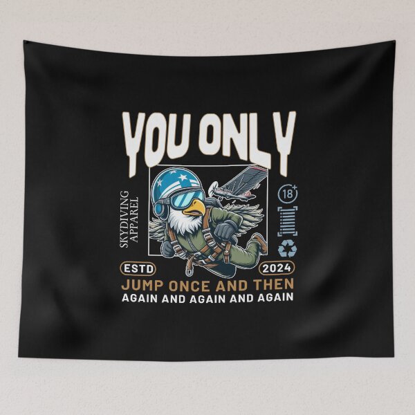 Item preview, You only jump once and then again and again and again designed and sold by Peerless-Prime.