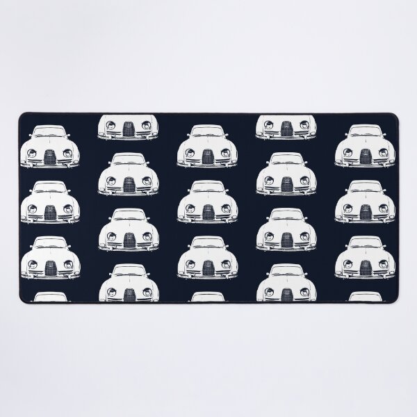 Item preview, Saab 96 classic 1960s Swedish car block white designed and sold by soitwouldseem.