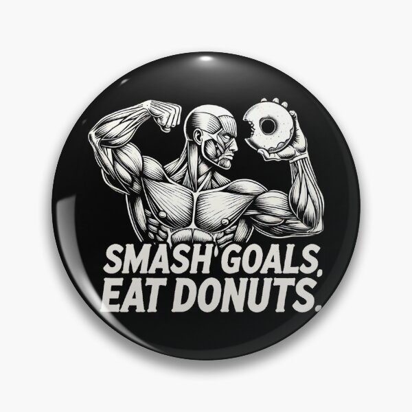 Item preview, Smash goals, eat donuts | Motivational/Inspirational series | designed and sold by pafkrusk.