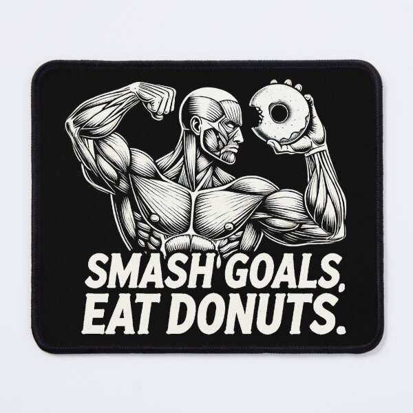 Item preview, Smash goals, eat donuts | Motivational/Inspirational series | designed and sold by pafkrusk.
