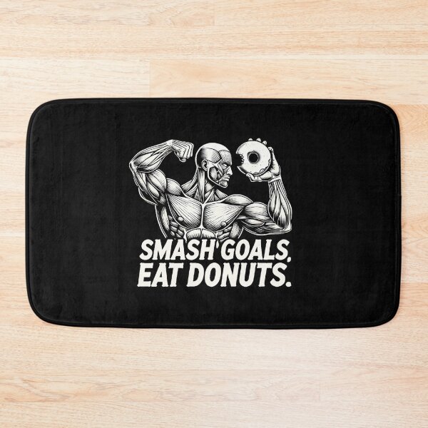 Item preview, Smash goals, eat donuts | Motivational/Inspirational series | designed and sold by pafkrusk.