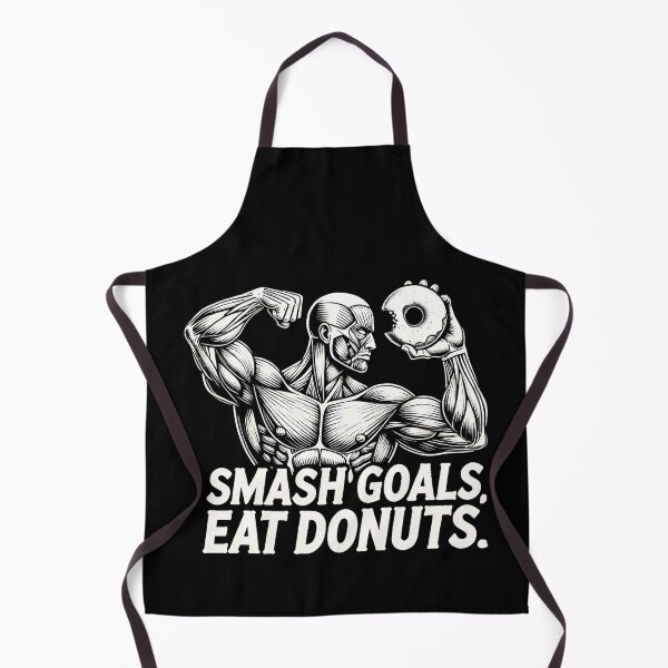 Item preview, Smash goals, eat donuts | Motivational/Inspirational series | designed and sold by pafkrusk.