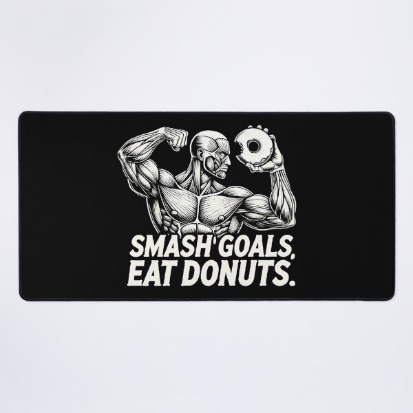 Item preview, Smash goals, eat donuts | Motivational/Inspirational series | designed and sold by pafkrusk.