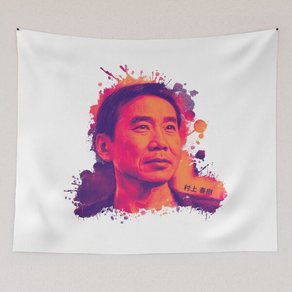 Item preview, Haruki Murakami Portrait designed and sold by RemonMichel.