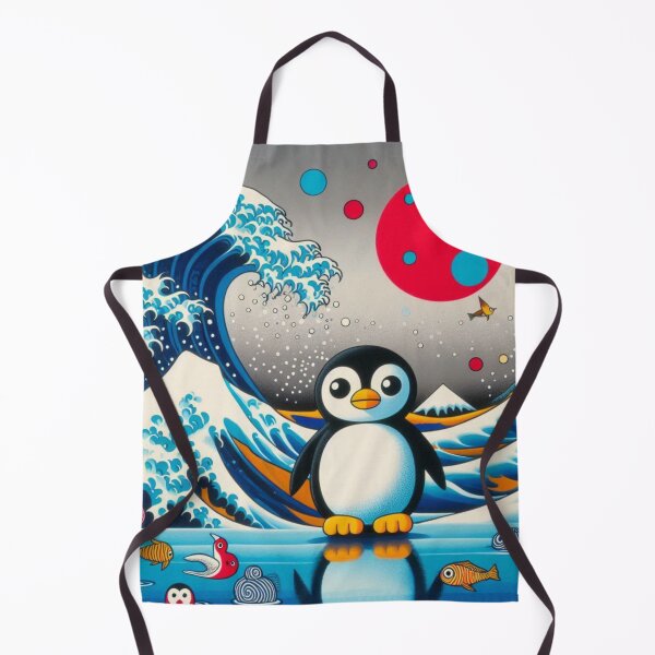 Item preview, Penguin in a Japanese Pop Art Style designed and sold by romeobravado.