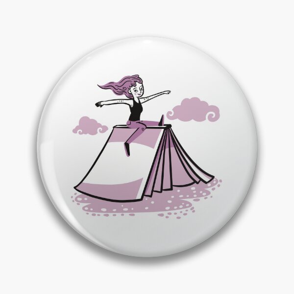 Item preview, Woman riding a book designed and sold by jasmineberry.