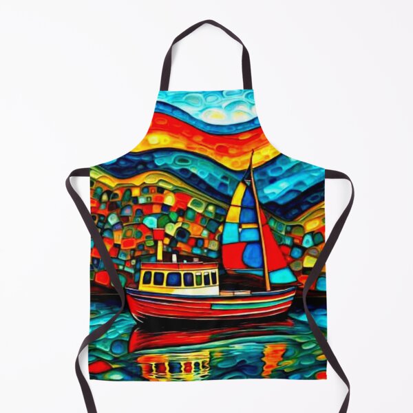 Item preview, Boat in fjord 1 designed and sold by George Hutton Hunter.
