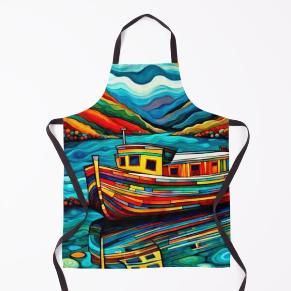 Item preview, Boat in fjord 4 designed and sold by George Hutton Hunter.