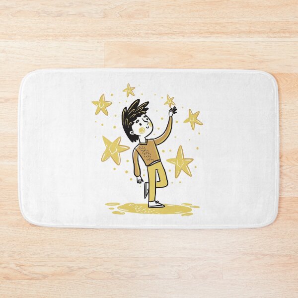 Item preview, Boy and the yellow stars designed and sold by jasmineberry.