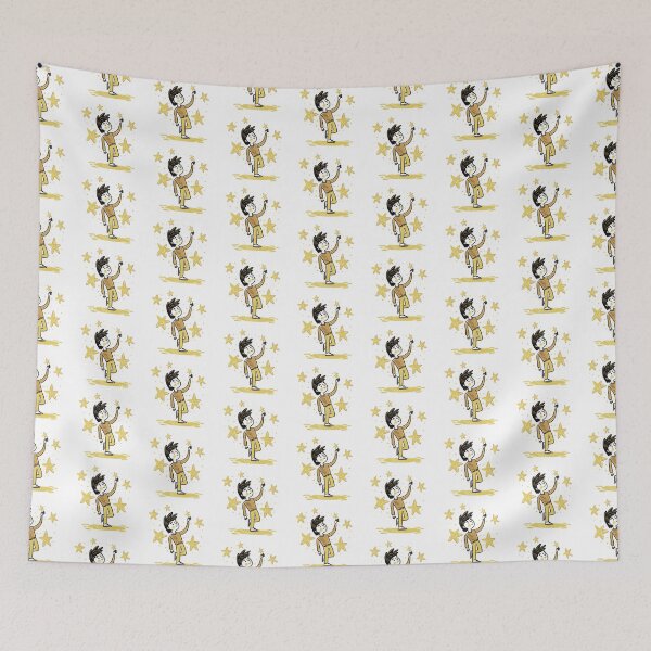 Item preview, Boy and the yellow stars designed and sold by jasmineberry.