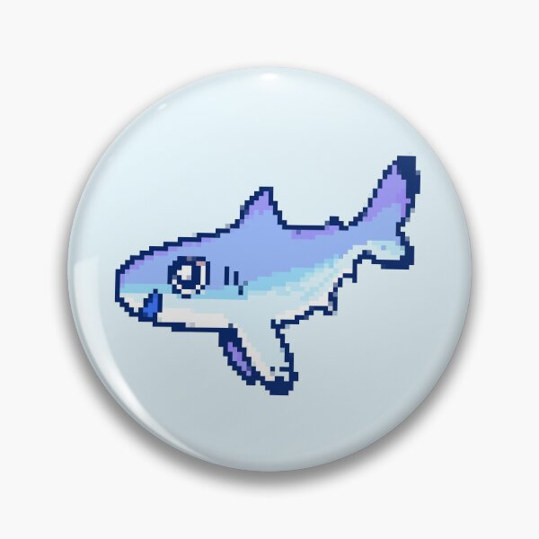 Item preview, Pixel art Shark  designed and sold by Artofmayara.