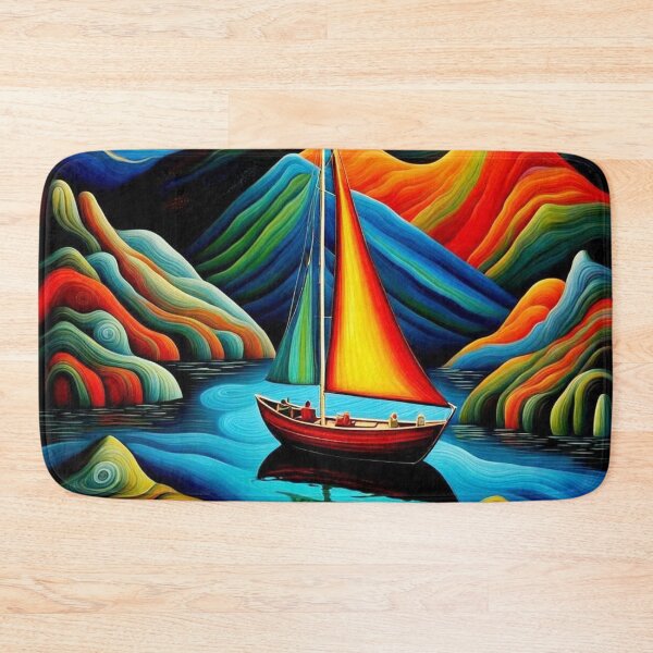 Item preview, Boat in fjord 10 designed and sold by George Hutton Hunter.