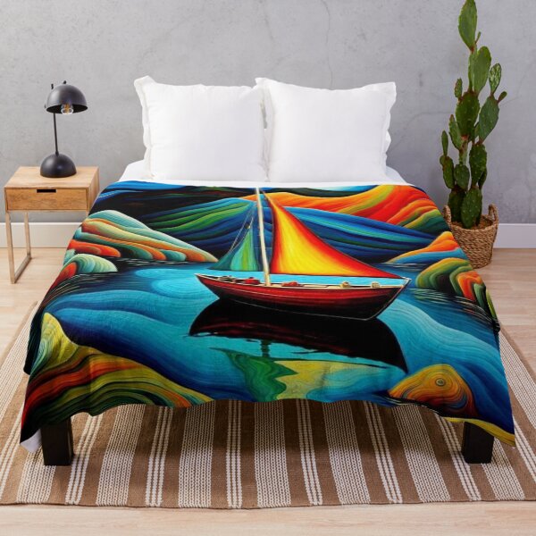 Item preview, Boat in fjord 10 designed and sold by George Hutton Hunter.