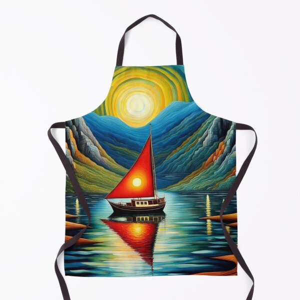 Item preview, Boat in fjord 11 designed and sold by George Hutton Hunter.