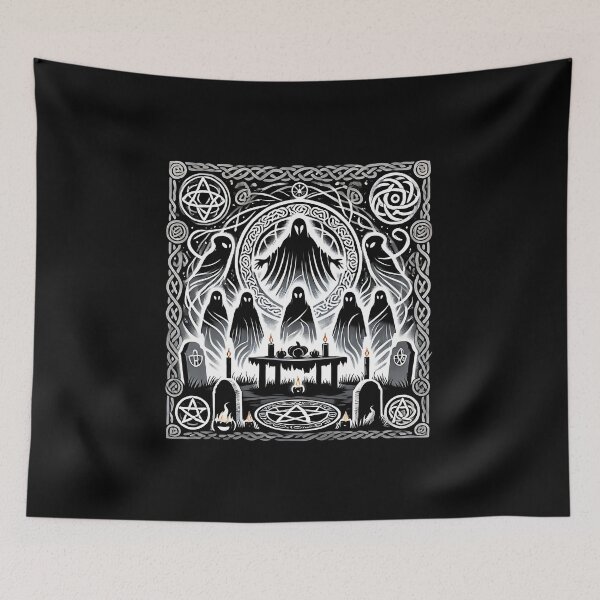 Item preview, Ancestral Spirits - Celtic Samhain/Halloween designed and sold by Sovietmovies.