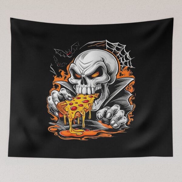 Item preview, Skeleton Dad Halloween Pregnancy Pizza designed and sold by box-artshop.