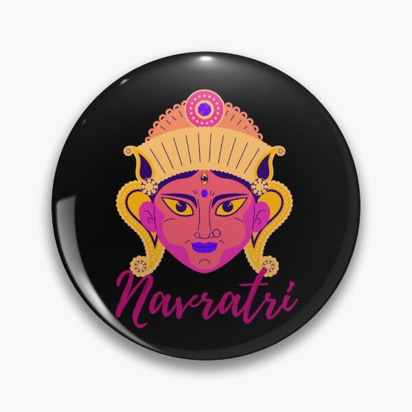 Item preview, Navratri devi face  of durga Ma and rangoli design 9 designed and sold by mndesignworx.