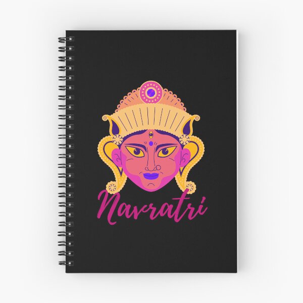 Aperçu de l'œuvre Navratri devi visage de durga ma et motif rangoli 9 créée et vendue par mndesignworx.
