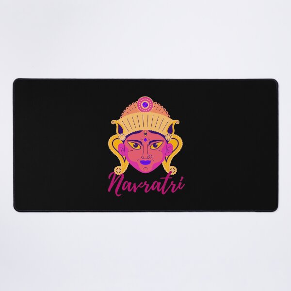 Item preview, Navratri devi face  of durga Ma and rangoli design 9 designed and sold by mndesignworx.