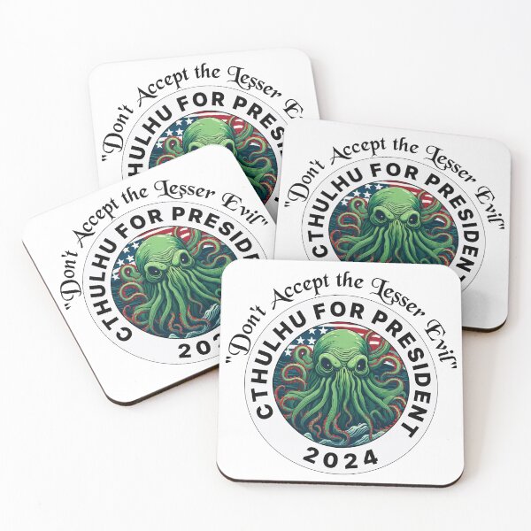 Item preview, CTHULU FOR PRESIDENT 2024 WHITE designed and sold by Marni Scofidio Desi9ns.