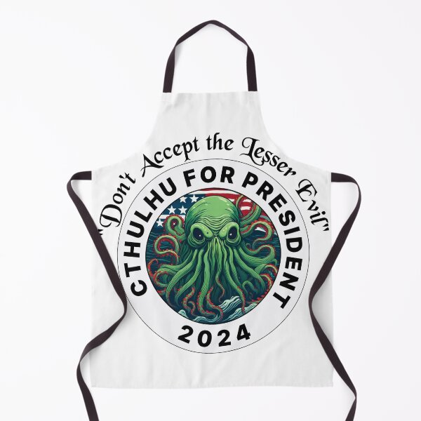 Item preview, CTHULU FOR PRESIDENT 2024 WHITE designed and sold by Marni Scofidio Desi9ns.