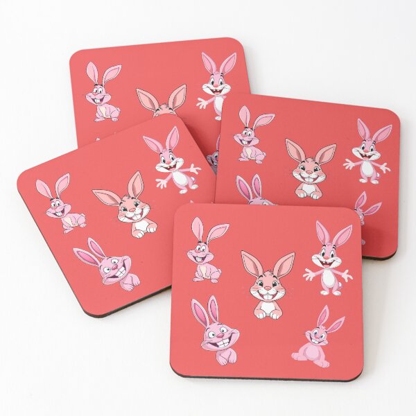 Item preview, Pink rabbits designed and sold by GasconyPassion.