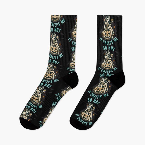 Item preview, So Hot It Creeps Me Funny Halloween Saying designed and sold by LuminOrb.