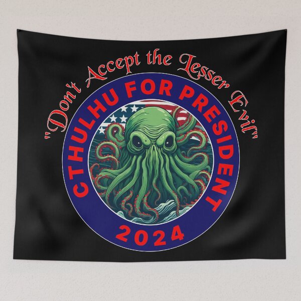 Item preview, CTHULU FOR PRESIDENT 2024 PATRIOTIC 1 designed and sold by Marni Scofidio Desi9ns.