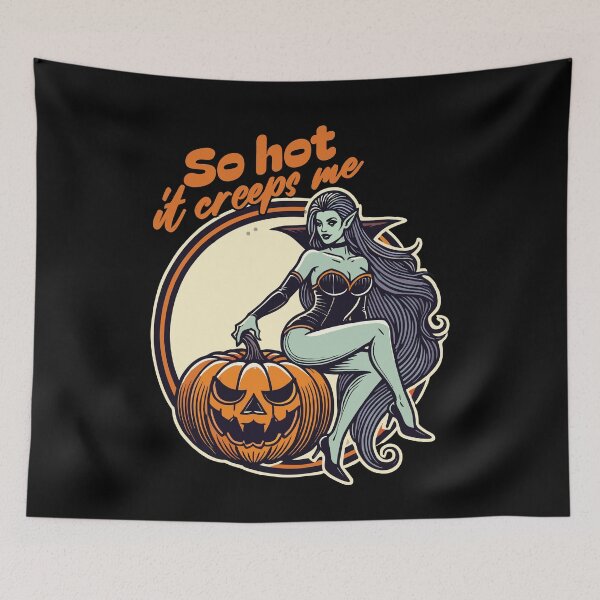 Item preview, So Hot It Creeps Me Lustiger Halloween Spruch designed and sold by LuminOrb.