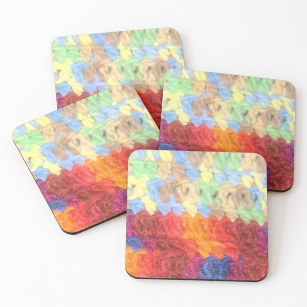 Item preview, Colourful Crocheted Fabric designed and sold by larissa-myrie.