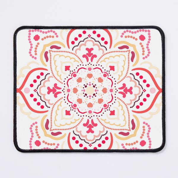 Item preview, Pink Yellow Mandala Flower  designed and sold by ART SIFA.