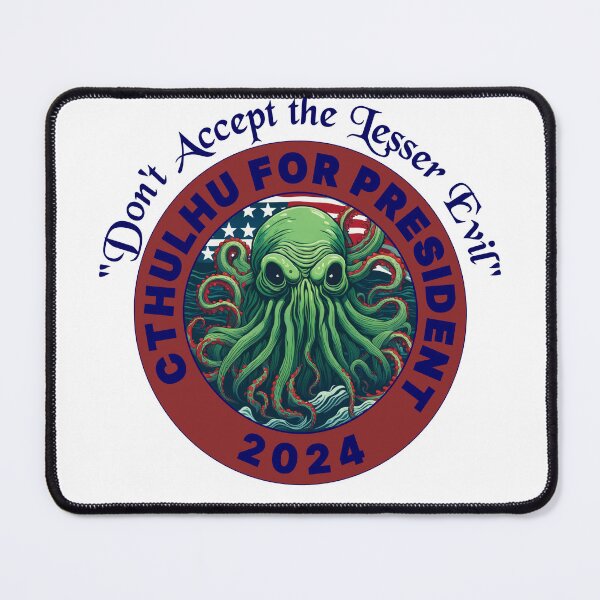 Item preview, CTHULU FOR PRESIDENT 2024 PATRIOTIC 3 designed and sold by Marni Scofidio Desi9ns.