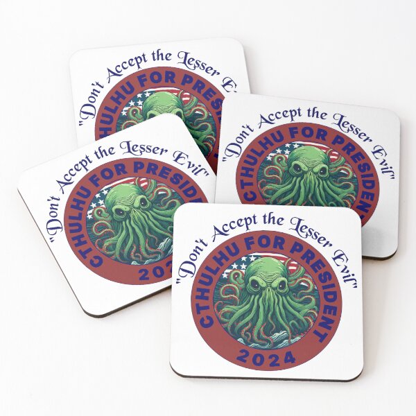 Item preview, CTHULU FOR PRESIDENT 2024 PATRIOTIC 3 designed and sold by Marni Scofidio Desi9ns.
