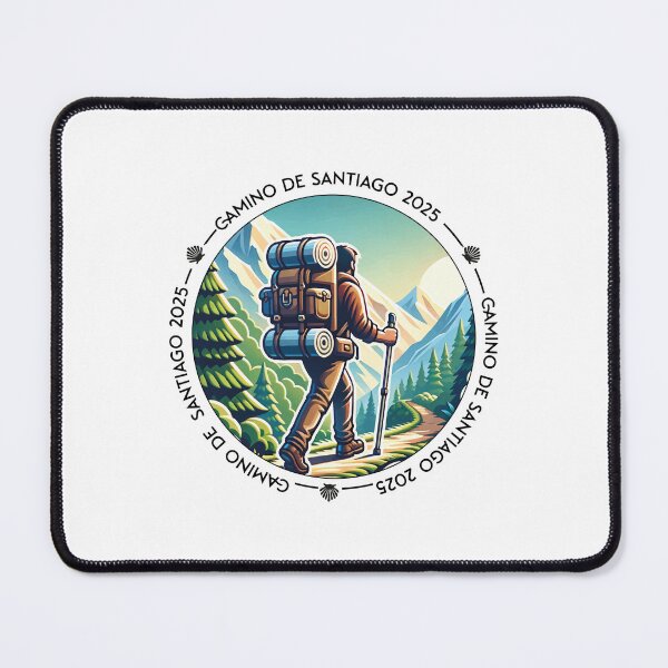 Item preview, CAMINO DE SANTIAGO-SPAIN-backpacker 2025 designed and sold by designkb.