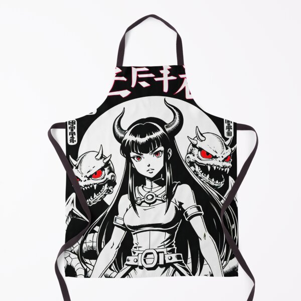 Item preview, Vintage Manga Cover Art Anime Girl and Monster designed and sold by AnimeMangaGirls.