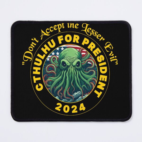 Item preview, CTHULU FOR PRESIDENT 2024 BEE YELLOW designed and sold by Marni Scofidio Desi9ns.