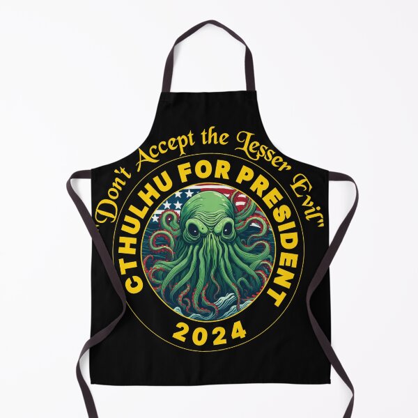 Item preview, CTHULU FOR PRESIDENT 2024 BEE YELLOW designed and sold by Marni Scofidio Desi9ns.