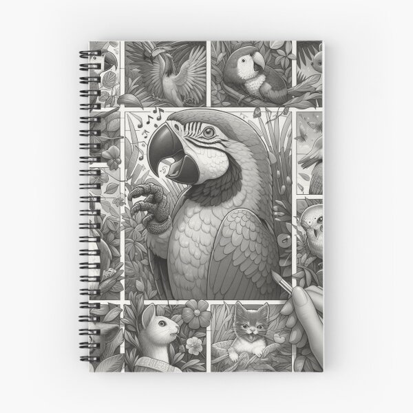 Item preview, Animal Kingdom Colorful Parrot Paradise  designed and sold by choder61.