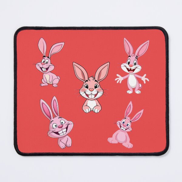 Item preview, Pink rabbits designed and sold by GasconyPassion.