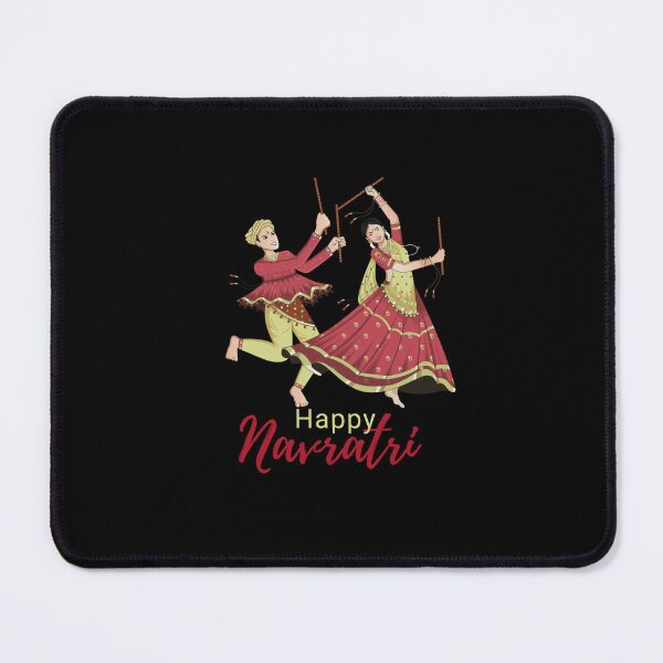 Item preview, Navratri couple playing garba  design 15 designed and sold by mndesignworx.