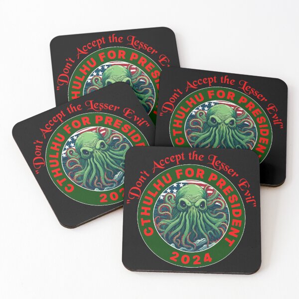 Item preview, CTHULU FOR PRESIDENT 2024 GREEN 1 designed and sold by Marni Scofidio Desi9ns.