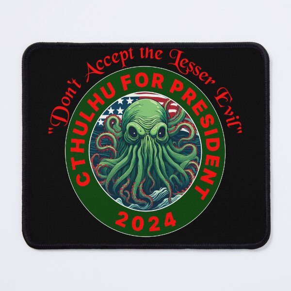 Item preview, CTHULU FOR PRESIDENT 2024 GREEN 1 designed and sold by Marni Scofidio Desi9ns.