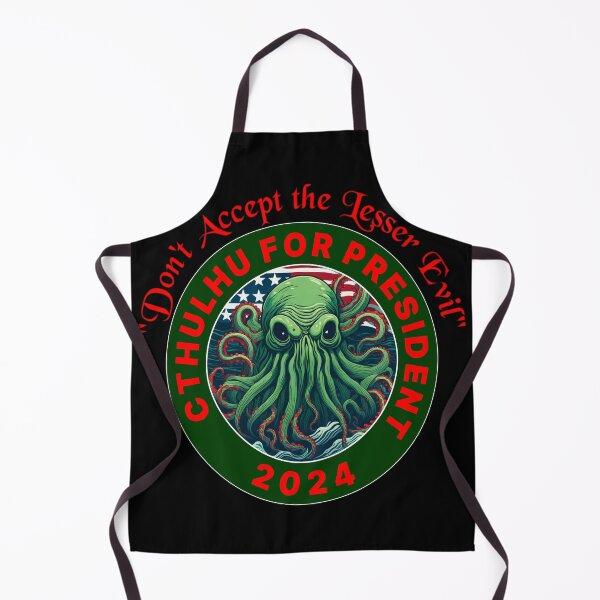 Item preview, CTHULU FOR PRESIDENT 2024 GREEN 1 designed and sold by Marni Scofidio Desi9ns.