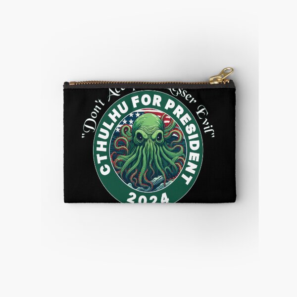 Item preview, CTHULU FOR PRESIDENT 2024 GREEN 2 designed and sold by Marni Scofidio Desi9ns.