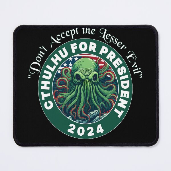 Item preview, CTHULU FOR PRESIDENT 2024 GREEN 2 designed and sold by Marni Scofidio Desi9ns.