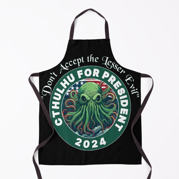 Item preview, CTHULU FOR PRESIDENT 2024 GREEN 2 designed and sold by Marni Scofidio Desi9ns.