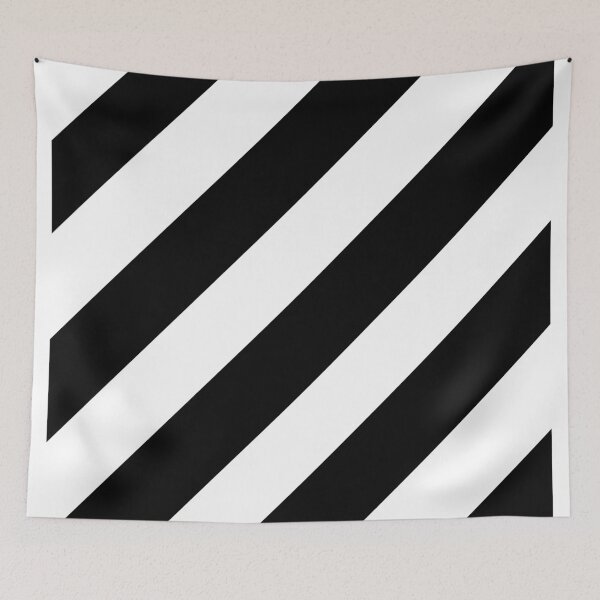 Item preview, Black and white colors vertical pattern  designed and sold by Designfs.