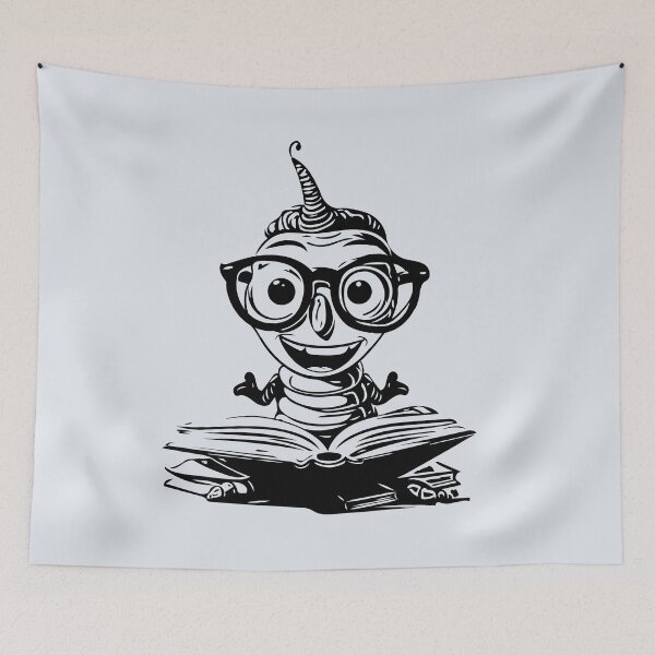 Item preview, Bennie the bookworm designed and sold by bearification.