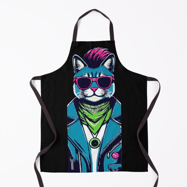 Item preview, 80s Pop Art Cat - Modern Pop Art | City Pop Art Punk Style designed and sold by Kubala.